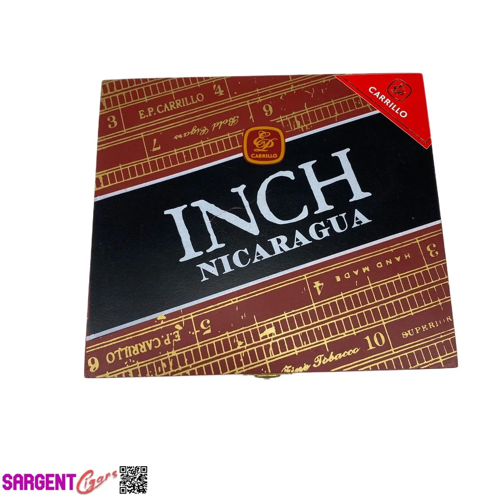 Ep Carrillo Inch No62 Empty Wooden Cigar Box 7x6.25x4.25